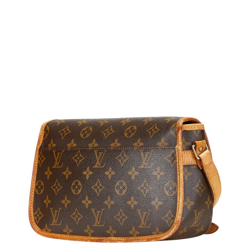 LOUIS VUITTON Authentic Brown Monogram Leather Shoulder Bag - Picture 2 of 14